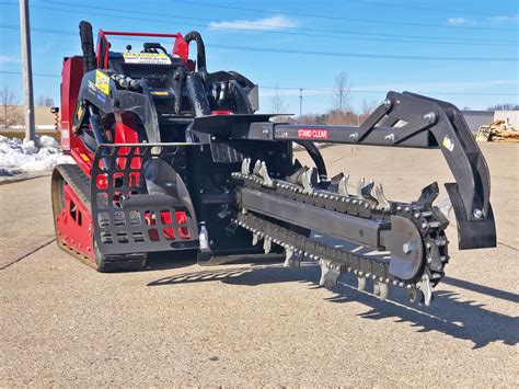 trencher attachment for mini skid steer near me|mini skid steer boring attachment.